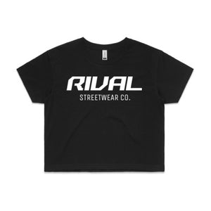 Women's "Originals" Black Crop Tee