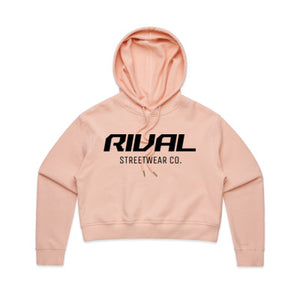 Women's "Originals" Pale Pink Crop Hoodie